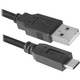 КабельDefender USB09-03PRO USB (AM)-C Type black 1 м (87492)