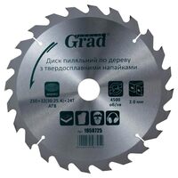 Диск пиляльний по дереву Grad 250x32(30;25.4)x24T (1958725)