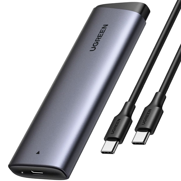 Кишеня для SSD M.2 USB3.2 Gen2 UGREEN CM767 Grey (35267)