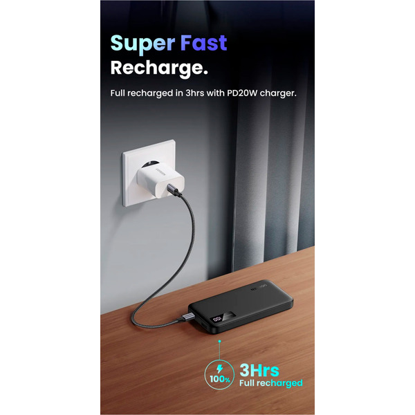 Зовнішній акумулятор (Power Bank) Ugreen 25742