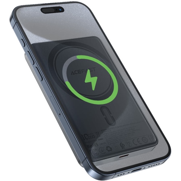 Зовнішній акумулятор (Power Bank) Acefast Magnetic Wireless 6974316283393