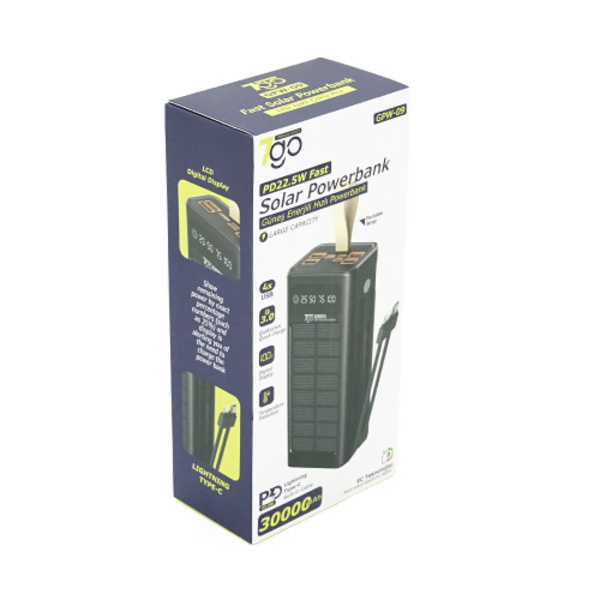 Зовнішній акумулятор (Power Bank) 7GO GPW-09