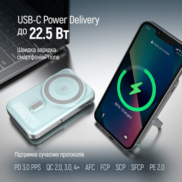 Зовнішній акумулятор (Power Bank) ColorWay CW-PB100LPA2MT-WPDD