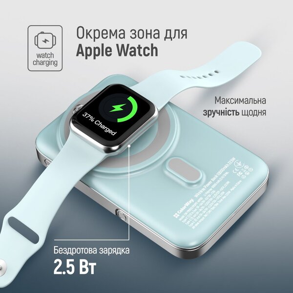 Зовнішній акумулятор (Power Bank) ColorWay CW-PB100LPA2MT-WPDD