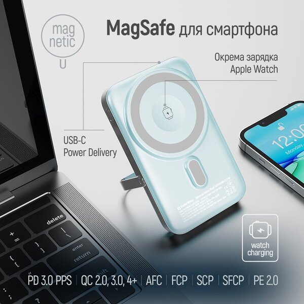 Зовнішній акумулятор (Power Bank) ColorWay CW-PB100LPA2MT-WPDD