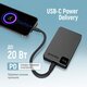 Зовнішній акумулятор (Power Bank) ColorWay CW-PB100LPA1BK-WPDD