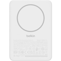Портативное зарядное устройство Power Bank Belkin 5000мАч, Slim Magnetic Wireless, белый