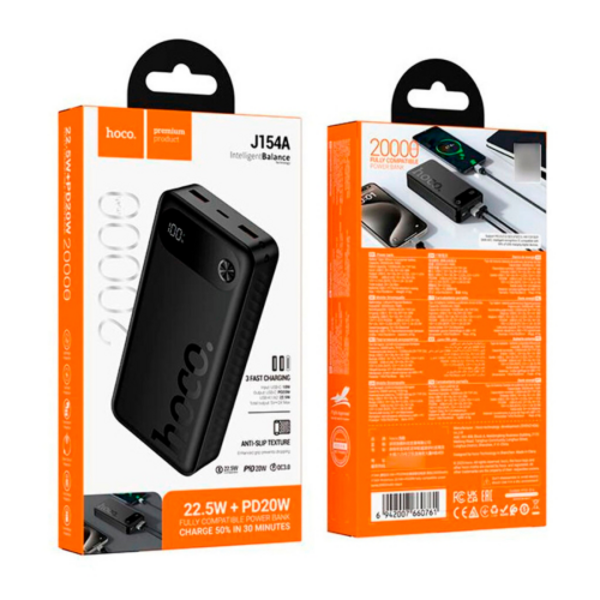 Зовнішній акумулятор (Power Bank) HOCO J154A