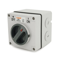 Перемикач Voltronic ON / OFF Chenf, 250V / 10A, IP66, Box CF-56SW210