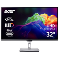 Монiтор 31.5" Acer PE320QKXsmiiphuzx (UM.JP0EE.X05) Silver