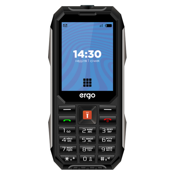 Мобільний телефон ERGO E283 Dual Sim Black