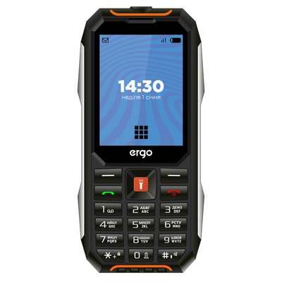 Мобільний телефон ERGO E283 Dual Sim Black orange
