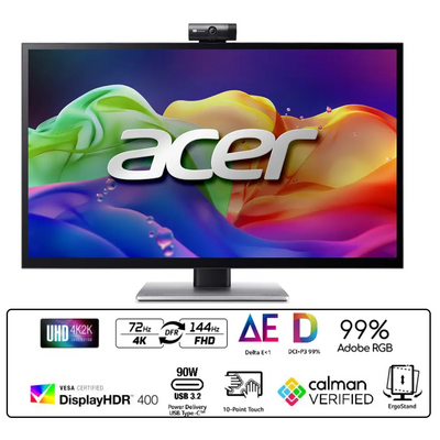 Монiтор 27" Acer PE270KTbmiiphcuzx (UM.HP0EE.014) Black
