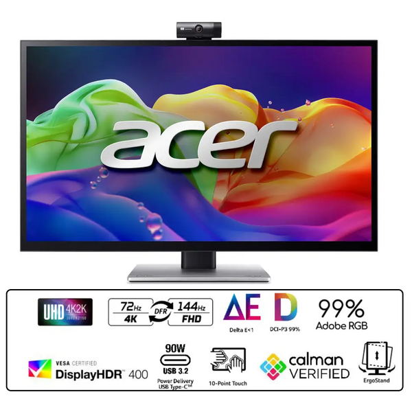 Монiтор 27" Acer PE270KTbmiiphcuzx (UM.HP0EE.014) Black