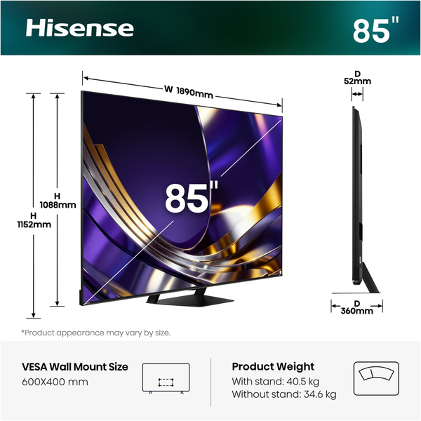 LED-телевізор Hisense 85U7S PRO