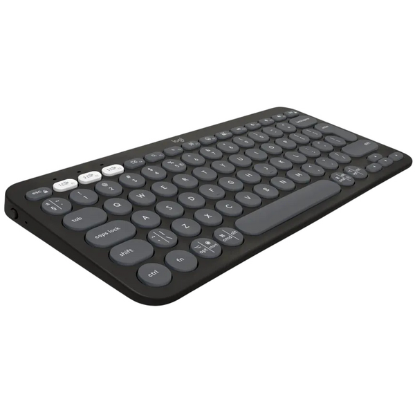 Клавіатура LOGITECH K380s Pebble Keys 2 - TONAL GRAPHITE - US INT'L - BT