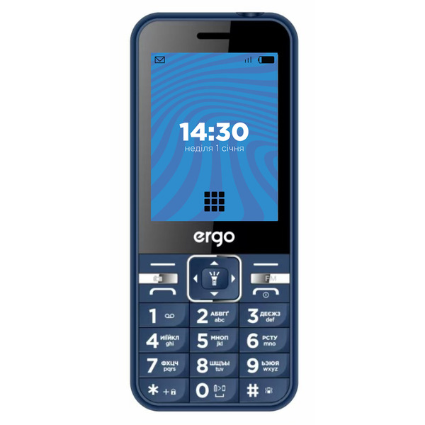 Мобільний телефон ERGO E281 Dual Sim (синій)