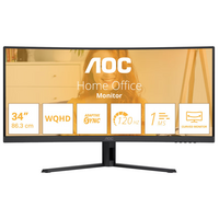 Монiтор 34" AOC CU34B3E Black