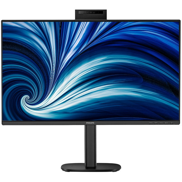 TFT 27" Philips 27B2N3500JH, QHD IPS,120Hz, 2xHDMI, DP, USB-hub, Cam, HAS, Pivot, кол., чорний