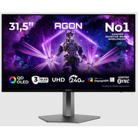 Монiтор TFT AOC 31.5" AGON AG326UZD2 4K QD-OLED 240Hz HDMI DP USB-C Pivot USB MM