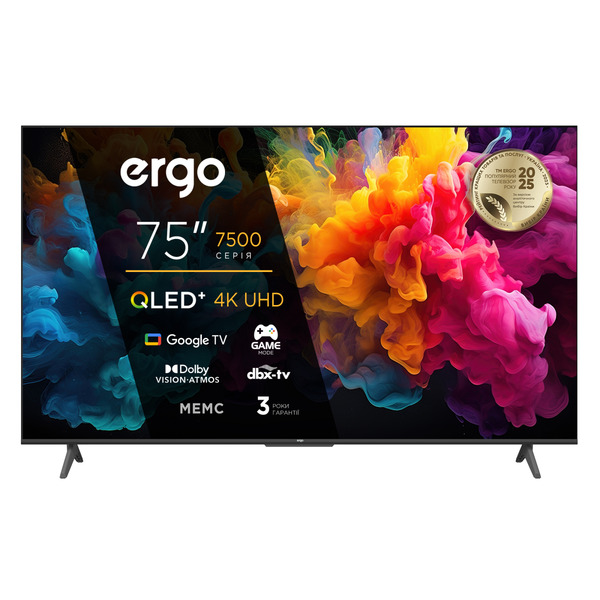 Телевізор ERGO 75JUQ7500 рідкокристалічний