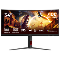 Монiтор 34" AOC CU34G4Z Black