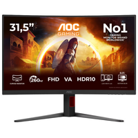 Монiтор 31.5" AOC C32G4Z Black/Red