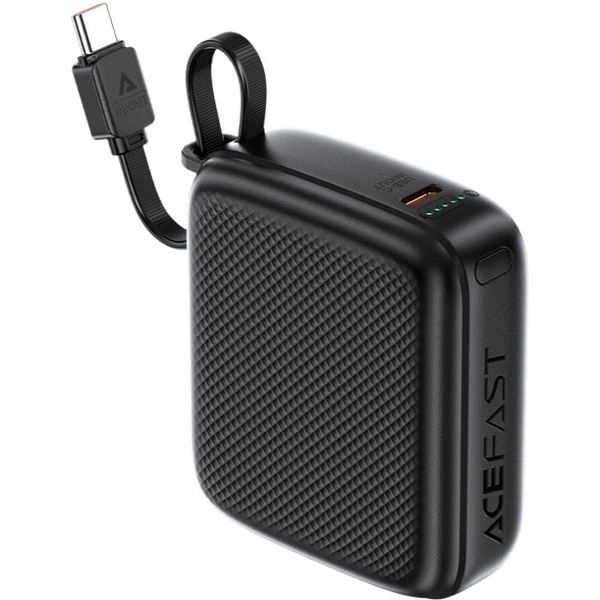 Акумулятор універсальний Acefast M15 PD 20W 10000mAh Black (6974316283973)