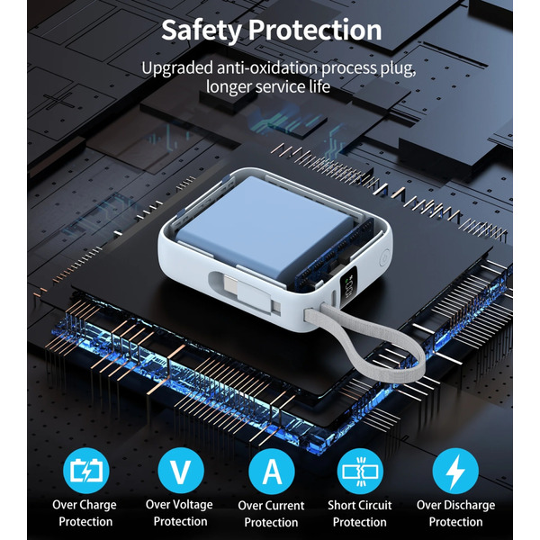 Акумулятор універсальний Choetech 10000mAh (B832-LBE)