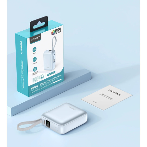 Акумулятор універсальний Choetech 10000mAh (B832-LBE)