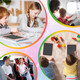 Дитячий LCD планшет для малювання Urmywo Єдиноріг 10” Multicolor (UК1009pink) рожевий