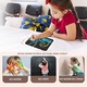 Дитячий LCD планшет для малювання Urmywo Динозаврик 10” Multicolor (К1006blue) блакитний