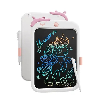Дитячий LCD планшет для малювання Urmywo Динозаврик 10” Multicolor (К1006blue) блакитний