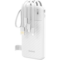 Акумулятор універсальний Dudao K11 10000mAh White (6977196681860)