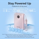 Акумулятор універсальний Vention 10000mAh 22.5W Pink (FKAP0-C)