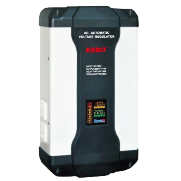 Стабілізатор напруги релейний KEBO BDR-1500VA 900W 2xShuko