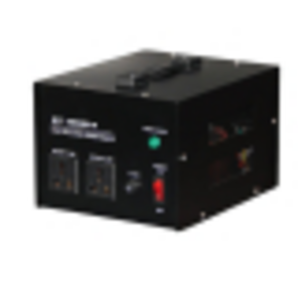 Перетворювач напруги MSKJ ST-1000VA Трансформаторний Input 220 V/Output 110 V, + 2 універсальні розетки
