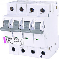 Автоматичний вимикач ETI ETIMAT 6 3p+N C 40А (6 kA)