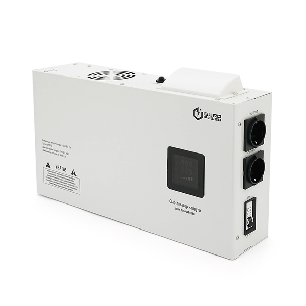 Стабілізатор напруги Europower SLIM-10000SBR LED  