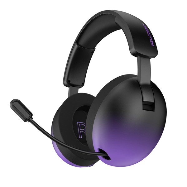 Bluetooth-гарнитура Hator Hellyberry HH30 Pro Wireless Black/Violet (HH30_PRO_wireless_BV)