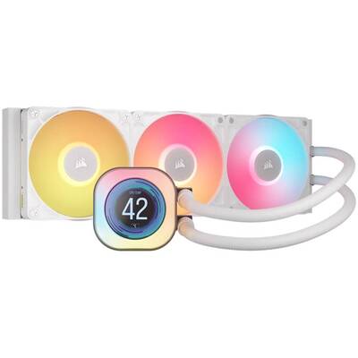 Система водяного охолодження Corsair iCUE Link Titan 360 RX LCD White AIO (CW-9061026-WW)