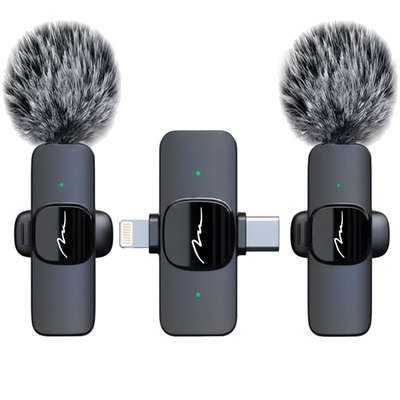Бездротовий петличний мікрофон Media-Tech Micro-Mic Duo MT416 Black