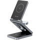 Зарядний пристрій Vention 15W 3-in-1 Magnetic Wireless Fast Charger Gray