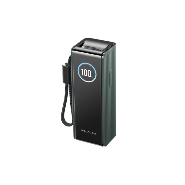 Зовнішній акумулятор (Power Bank) EcoFlow RAPID Power Bank з кабелями 25000mAh зелений