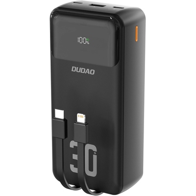 Акумулятор універсальний Dudao K15Max 30000mAh Black