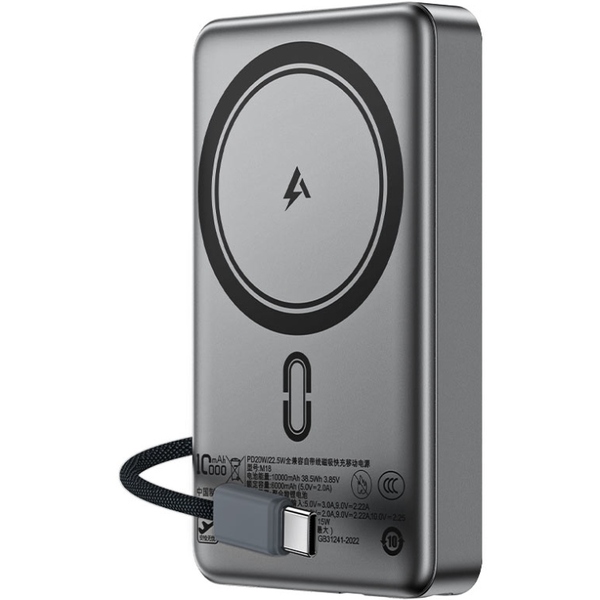 Акумулятор універсальний Acefast M18-10000 PD20W/22.5W 10000mAh Black (6974316284017)