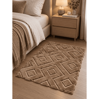 Килимок для ванної кімнати Soho 60х80 см Rhombus Taupe 
