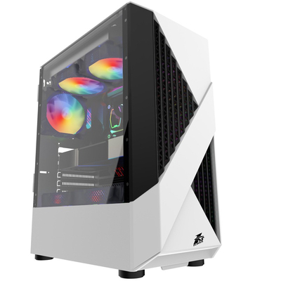 Корпус 1stPlayer F3-A-WH-4F1-PS-600FK-EU 600W White