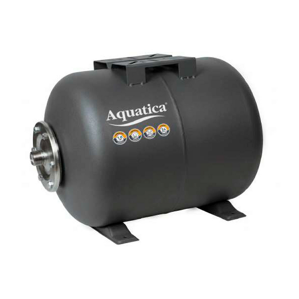 Гідроакумулятор горизонтальний 50л графіт Aquatica (779092)