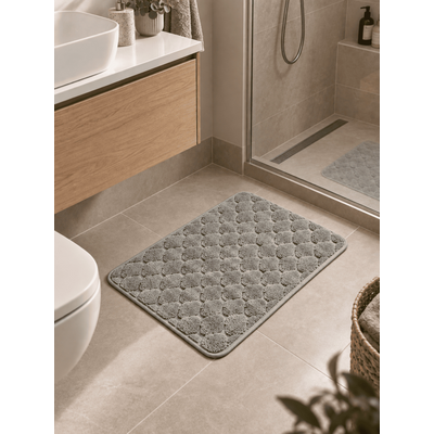Килимок для ванної кімнати Soho 40х60 см Honeycomb Gray